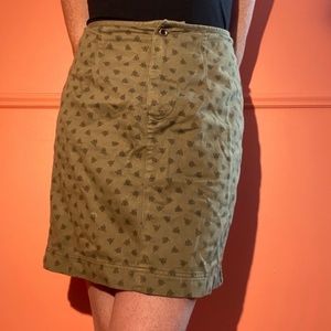 Vintage Esprit Sport late 80s olive skirt EUC